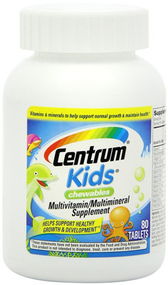 Centrum 善存 Kids Multivitamin儿童多种维生素 矿物质咀嚼片80片装 特价仅售 7.43