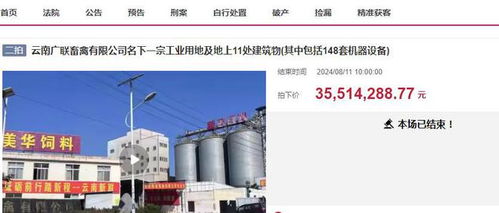 山西猪大王在昆明一家饲料厂打包拍卖,被人3551万就买下了